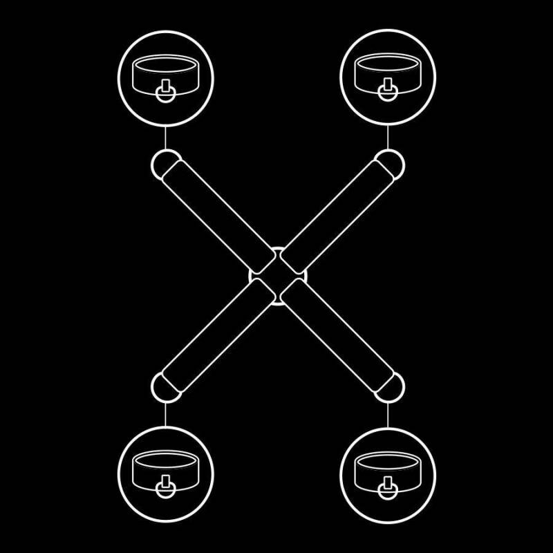 FETISH SUBMISSIVE - VEGAN LEATHER HANDCUFF UNION