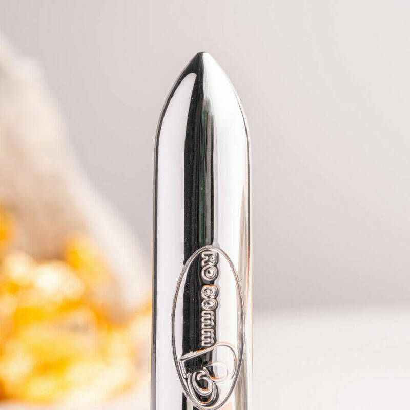 ROCKS-OFF - RO-80 CHROME VIBRATING BULLET SILVER