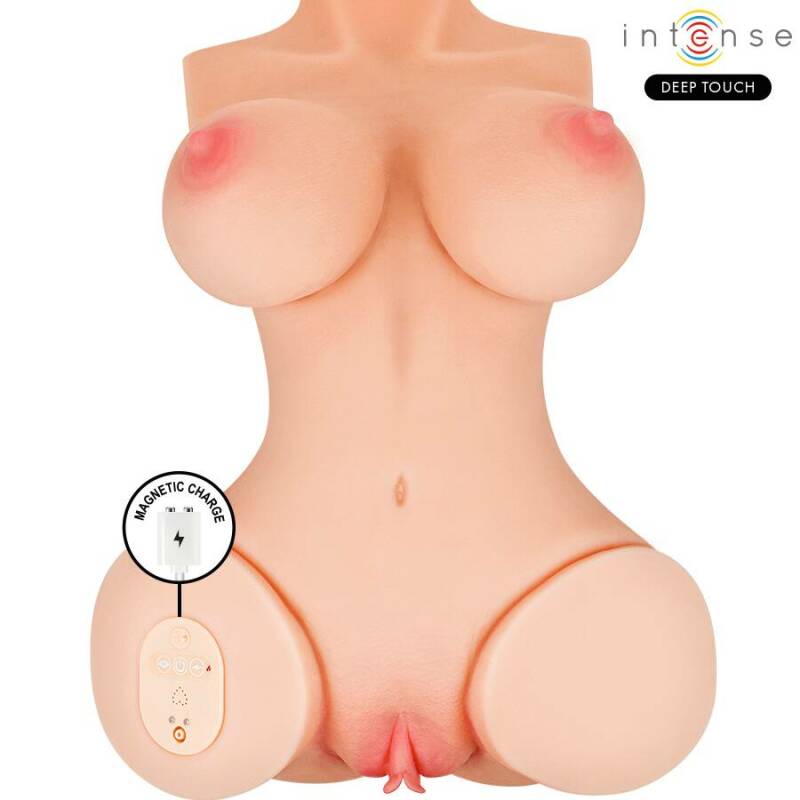 INTENSE DEEP TOUCH - VERO TORSO VAGINA WITH SUCTION, HEAT, VIBRATION AND VOICE EFFECTS WITH REMOTE CONTROL 5.5 KG
