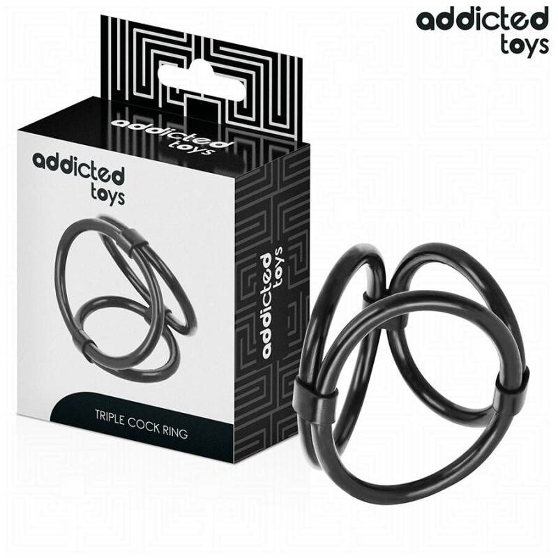 ADDICTED TOYS - TRIPLE PENIS RING