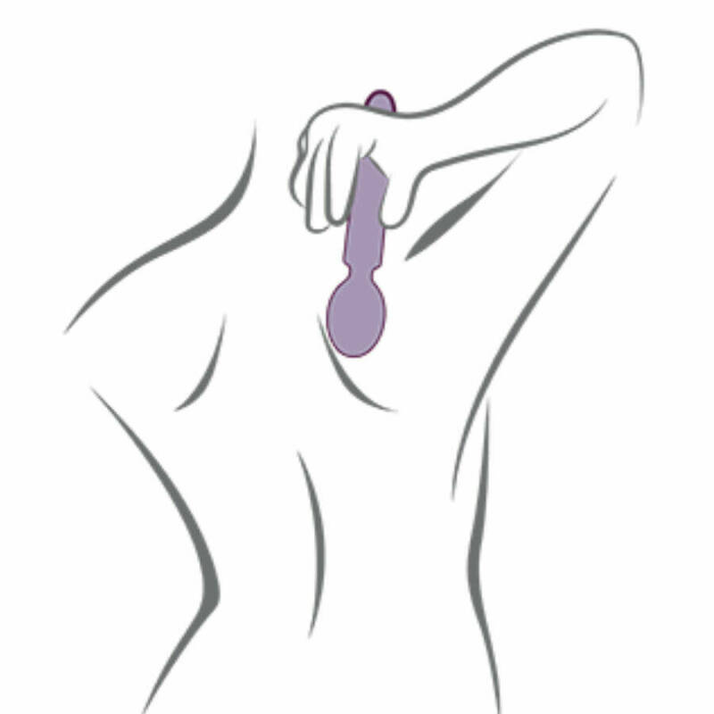 ROCKS- OFF - ORIEL FLEXIBLE WAND VIBRATOR FUCHSIA