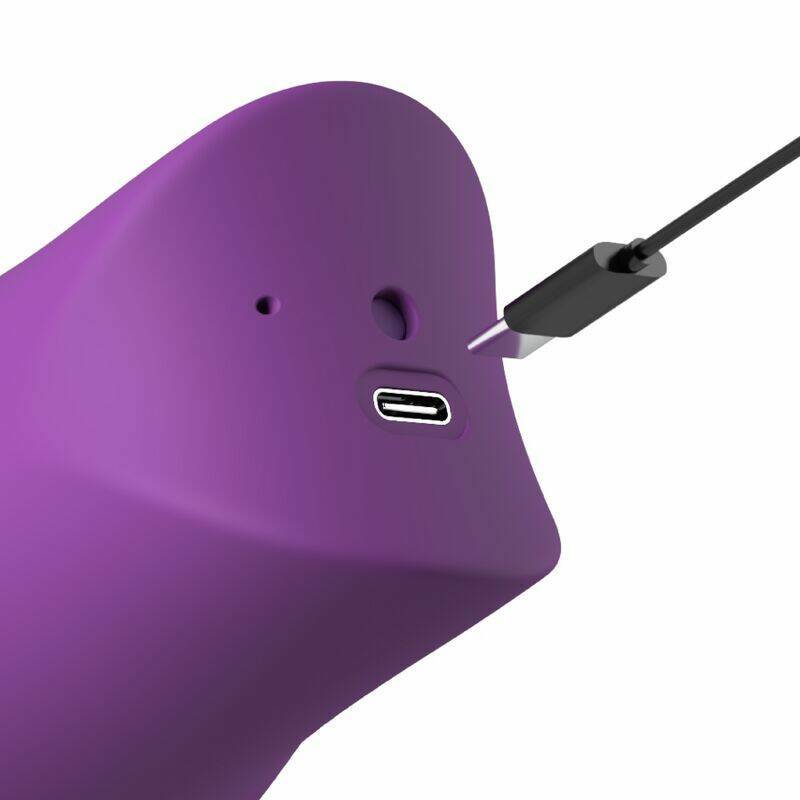 FANTASY FOR HER - LUSH KISS PLUSH PURPLE SUCTION & LICKING CLITORAL STIMULATOR