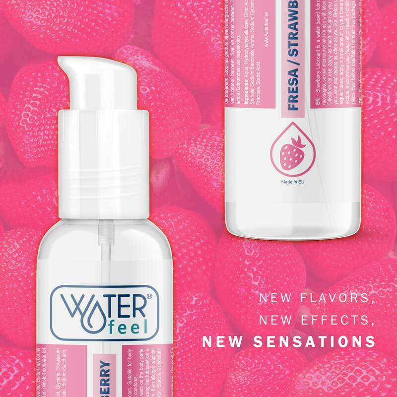 WATERFEEL - STRAWBERRY WATER BASED LUBRICANT 175 ML