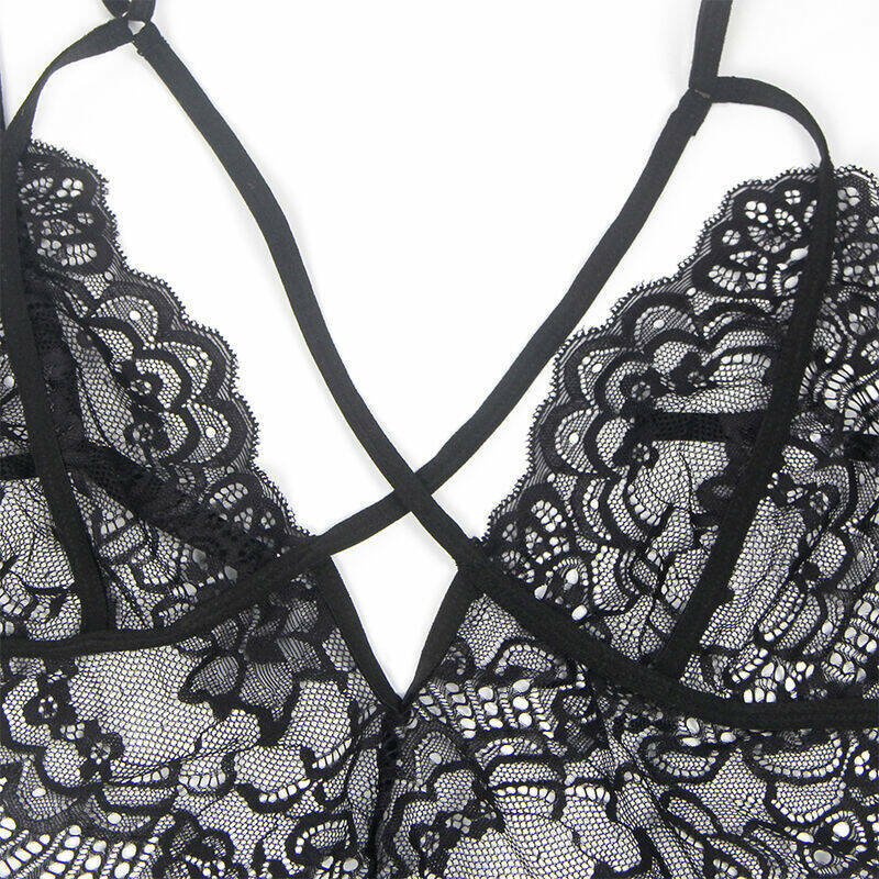 SUBBLIME - LACE BODY POLICE COSTUME BLACK L/XL