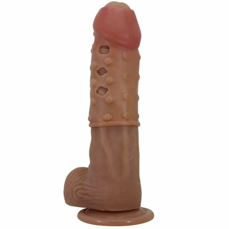 PRETTY LOVE - TIGHT AND VOLUMIZING PENIS SLEEVE NATURAL