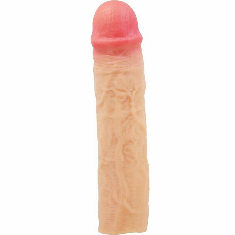 PRETTY LOVE - DEREK PENIS SLEEVE WITH 7.6 CM EXTENSION FLESH