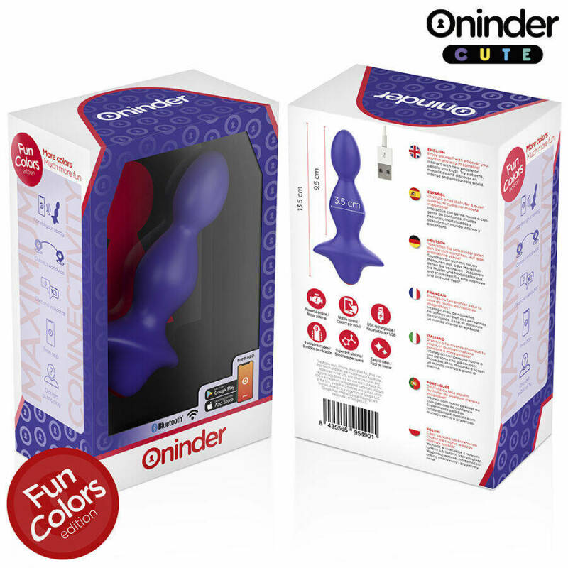 ONINDER CUTE - LOVE BUTT VIBRATING ANAL PLUG DILATOR - FREE WORLDWIDE APP
