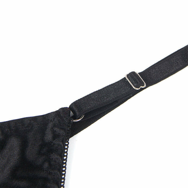 SUBBLIME - 955205 BRA SET WITH ADJUSTABLE BLACK BOW L/XL