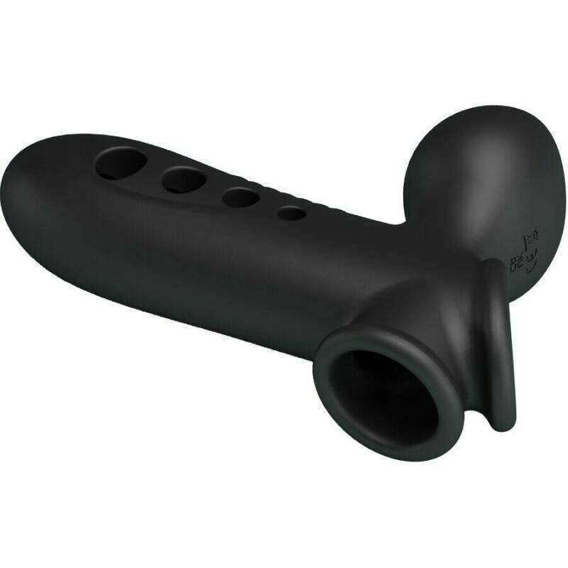 PRETTY LOVE - CRANE PENIS SLEEVE WITH AIRBAG BLACK