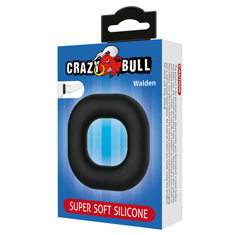 CRAZY BULL - WALDEN SUPER SOFT SILICONE COCK RING BLACK
