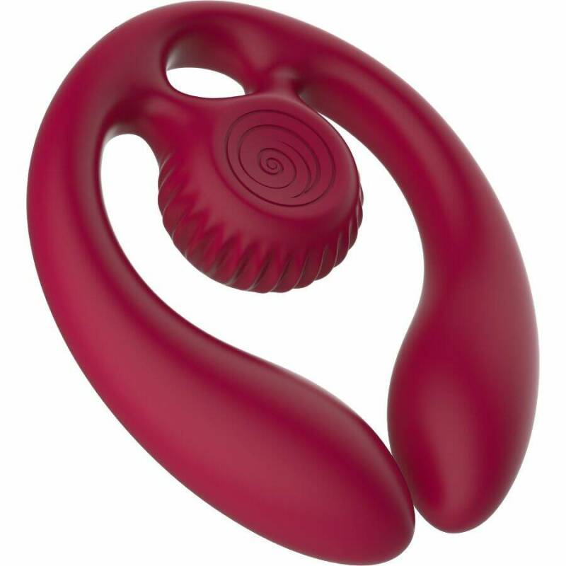 SNAIL VIBE - GIZI DUO COUPLES STIMULATOR REMOTE CONTROL BURGUNDY