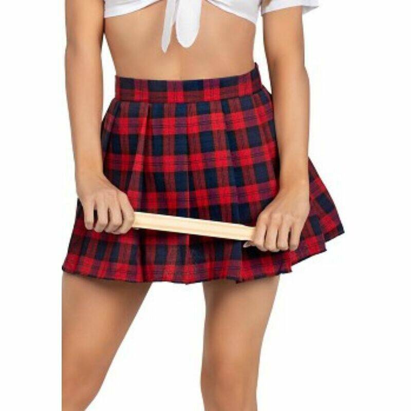 LEG AVENUE - DISFRAZ COLEGIALA CLÁSICO ROJO M/L