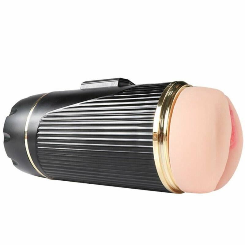 SHEQU - KAY DOUBLE MASTURBATOR WITH DUAL MOUTH AND VAGINA VIBRATION