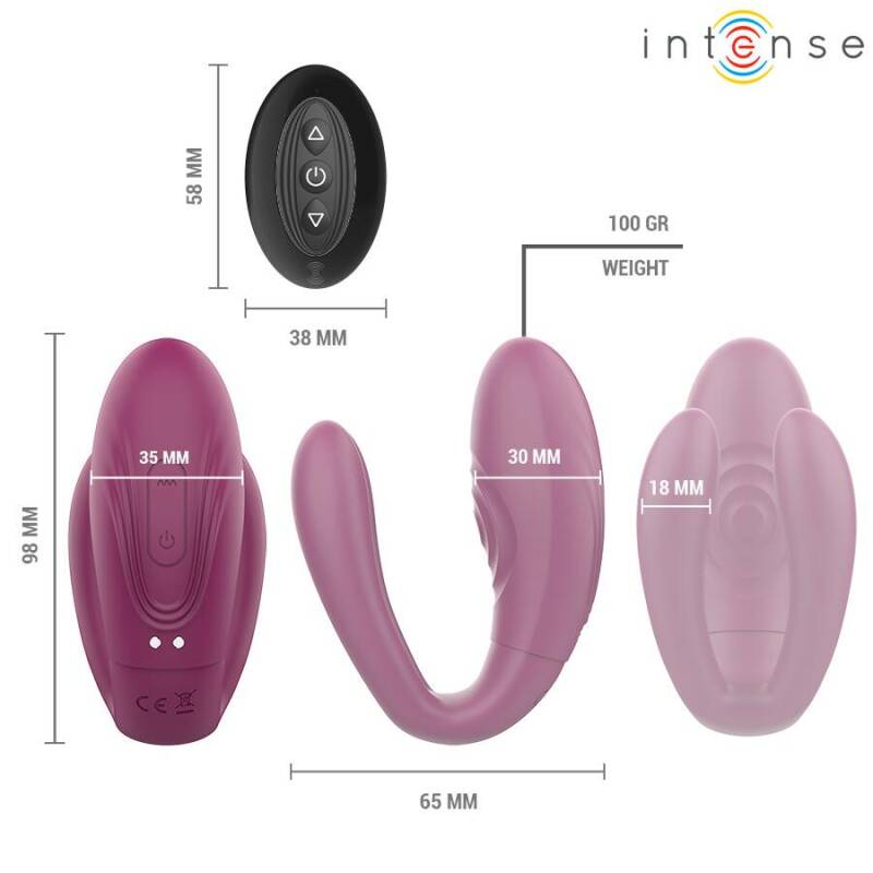 INTENSE - SANDRA TAPPING AND VIBRATION CLAMP STIMULATOR REMOTE CONTROL