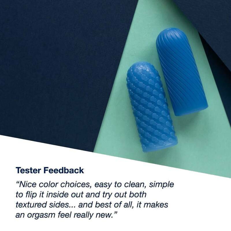 ARCWAVE - GHOST REVERSIBLE SILICONE STROKER BLUE