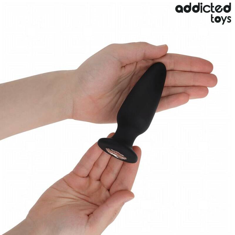 ADDICTED TOYS - ANAL PLUG WITH JEWEL SILICONE SIZE L 12.6 CM