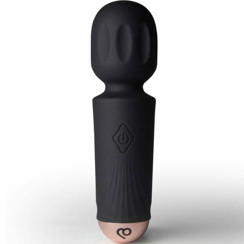 ROCKS-OFF - MINI RECHARGEABLE WAND 16 FUNCTIONS BLACK TULIP